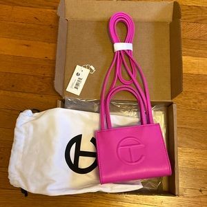 Telfar Small Shopping Bag in Azalea